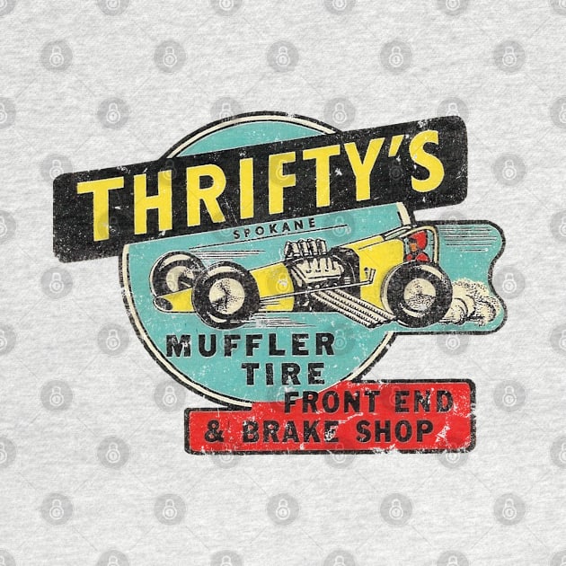 Thriftys Auto Parts by retrorockit
